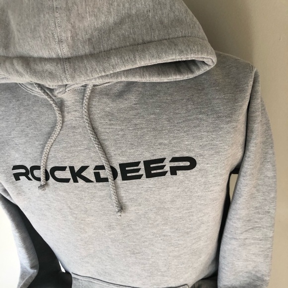 Heavyweight Hooded Drawstring Pullover Sweatshirt - Picture 3 of 4